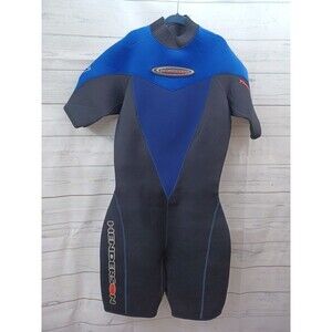 Henderson Wetsuit 3mm Mens Dive Wear Thermoprene Short Sleeve Black Sz 6